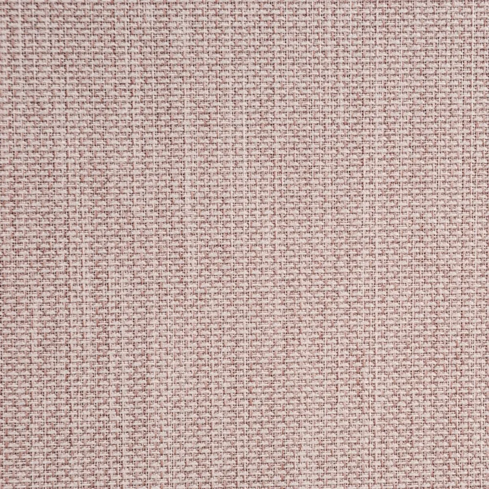 Zasłona 140x250 Avinion 4 pudrowa gotowa na przelotkach z tkaniny o strukturze płótna Terra Collection Eurofirany
