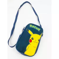 Torba na ramię listonoszka na telefon Pokemon granatowa żółta S24