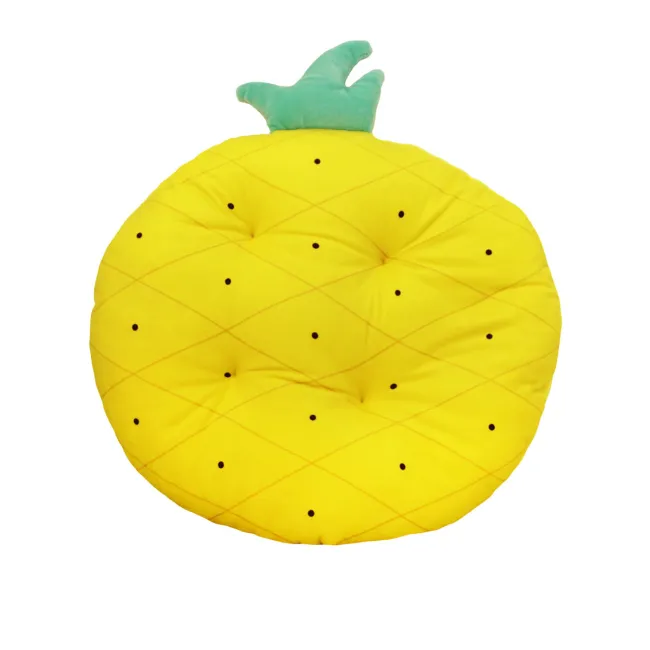 Poduszka Yummy 35 cm owoc ananas żółta    pluszowa Domarex