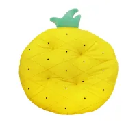Poduszka Yummy 35 cm owoc ananas żółta pluszowa Domarex