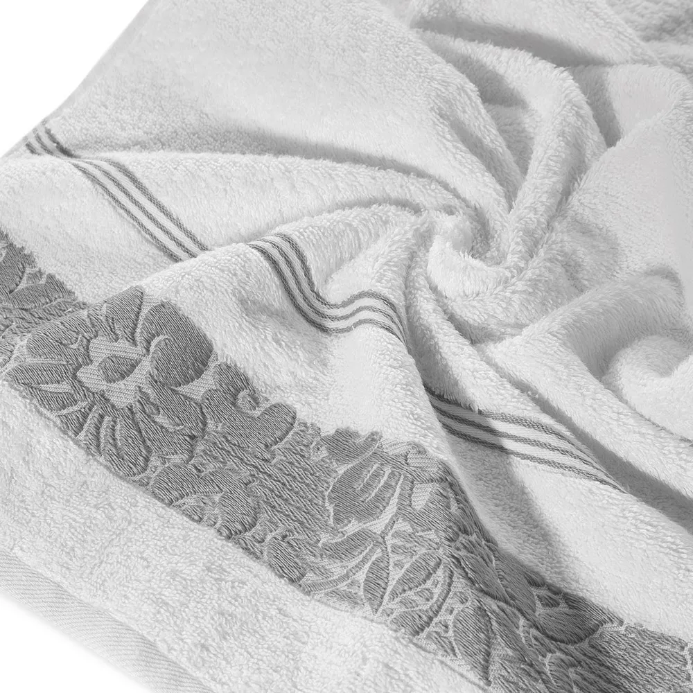 Ręcznik Sylwia 70x140 01 biały 500 g/m2 frotte Eurofirany