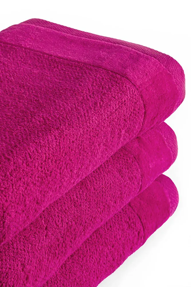 Ręcznik Vito 50x90 amarantowy  frotte bawełniany 550 g/m2