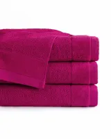 Ręcznik Vito 50x90 amarantowy frotte bawełniany 550 g/m2