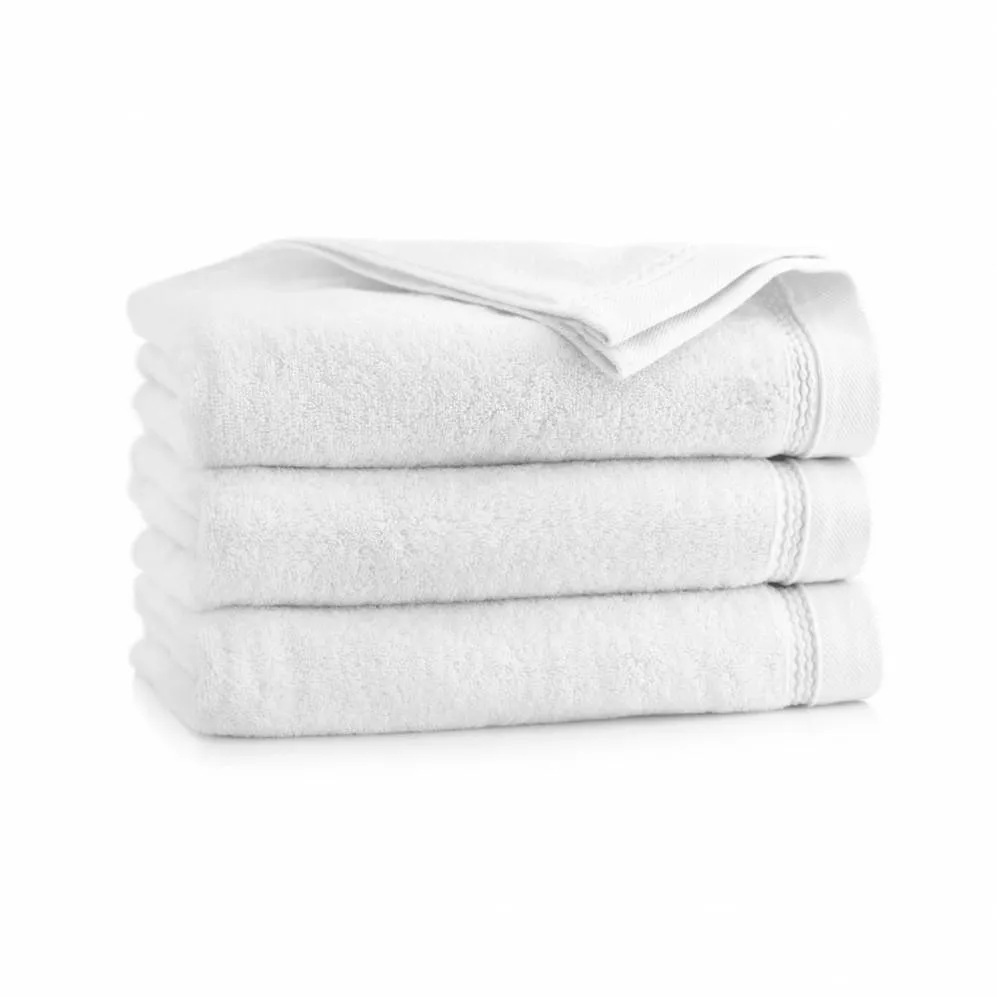 Ręcznik Bryza AB 70x140 biały frotte 450 g/m2 Zwoltex