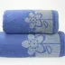 Ręcznik Paloma 2 70x140 niebieski  kwiatki 450g/m2 Greno