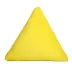 Poduszka Shape 43x50x12 trójąt bryła      żółta pluszowa 3D Domarex