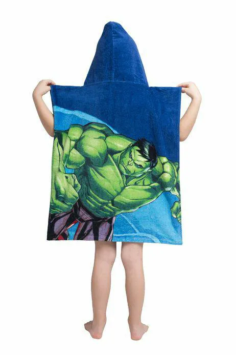 Poncho dla dzieci 50x115 Avengers 2626    ręcznik z kapturem