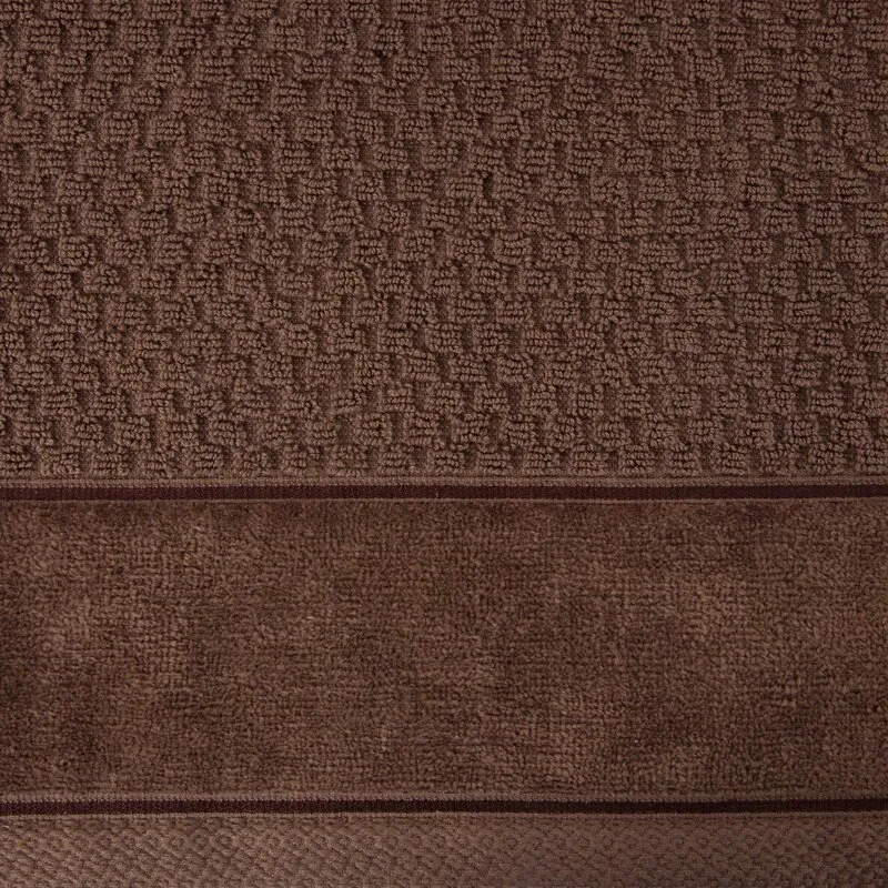 Ręcznik Frida 70x140 brązowy ciemny  frotte 500g/m2 Eurofirany