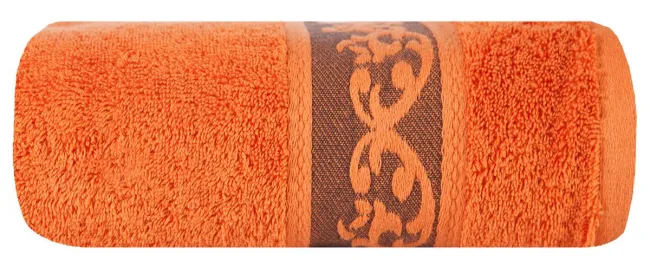 Ręcznik Cezar 50x90 pomarańczowy 05 frotte 600 g/m2 z bawełny egipskiej