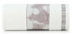Ręcznik Isabel 50x90 biały frotte 485  g/m2 Eurofirany