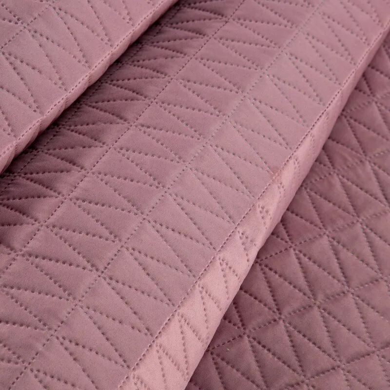 Narzuta na fotel 70x160 Boni różowa  geometryczna