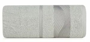 Ręcznik Sylwia 2 50x90 srebrny 500 g/m2  frotte Eurofirany