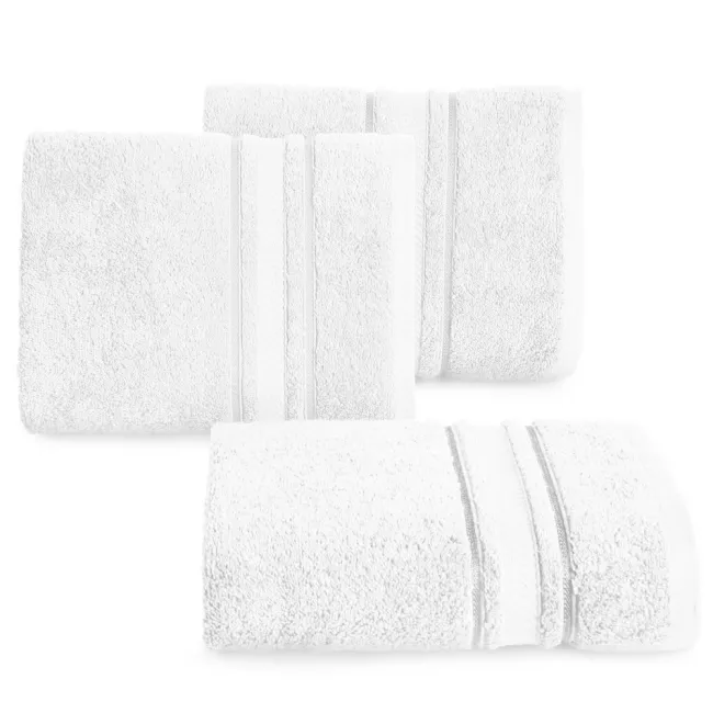 Ręcznik Nefre 50x90 biały frotte z bawełny egipskiej 550g/m2