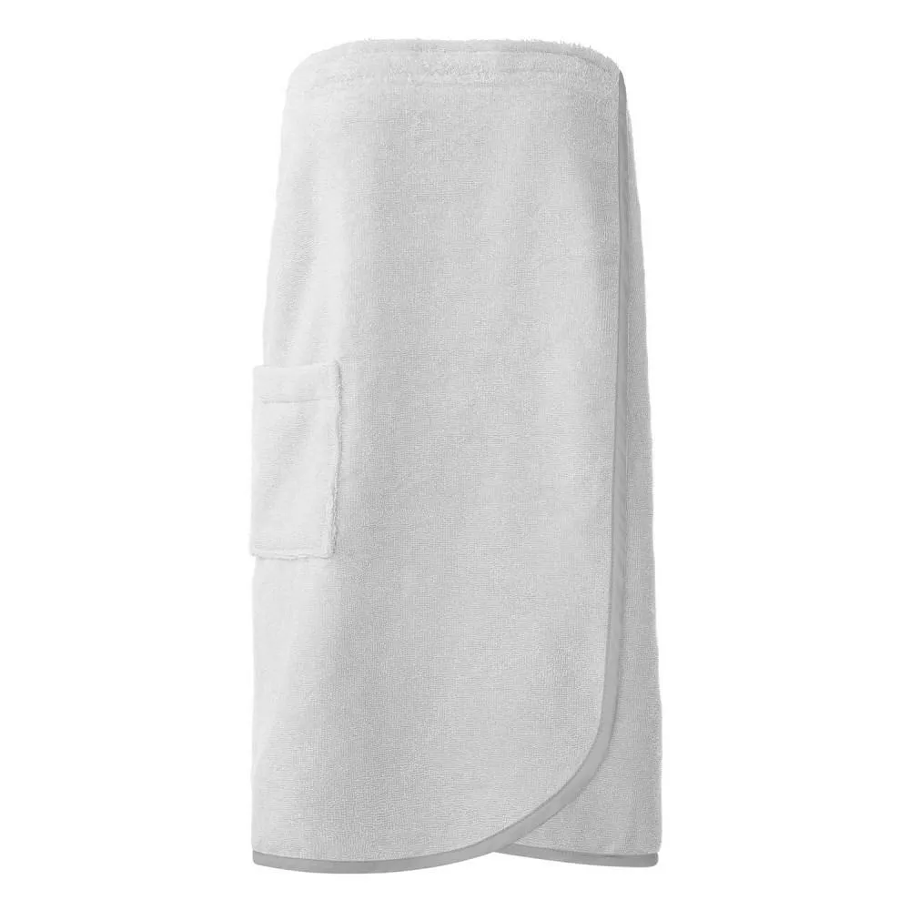 Ręcznik damski do sauny Pareo new L/XL  szare frotte bawełniany