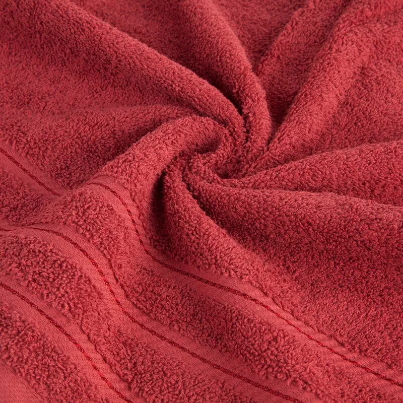 Ręcznik Vito 70x140 ceglasty 480 g/m2     frotte bawełniany Eurofirany