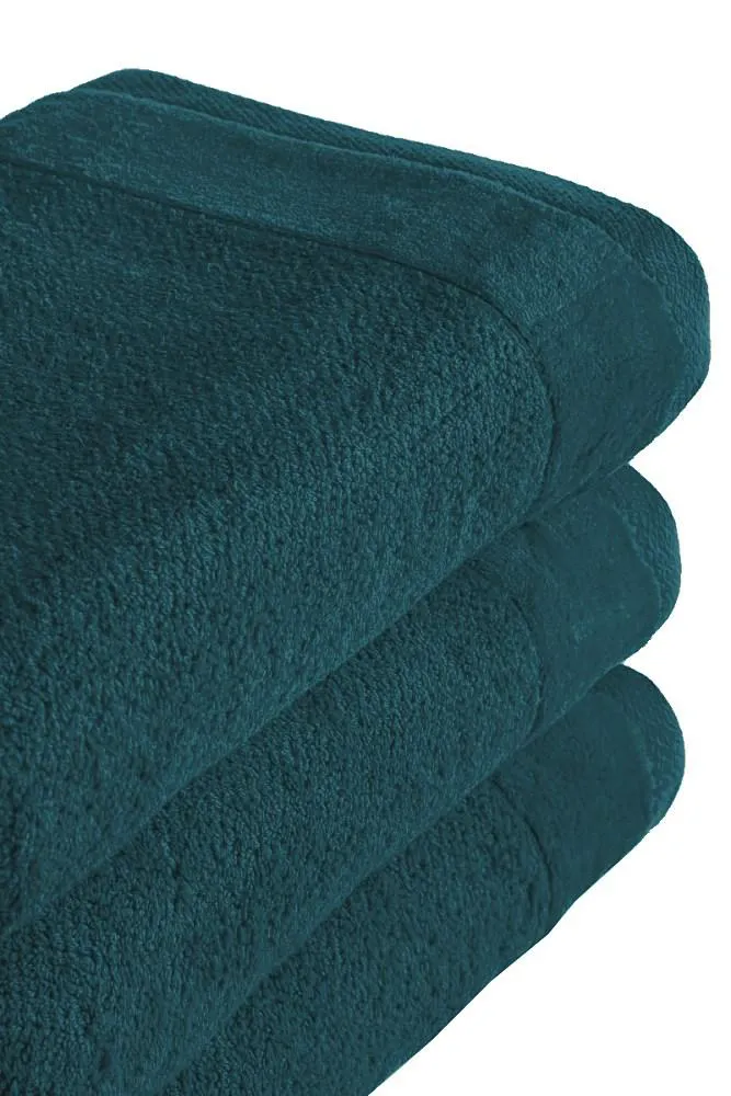 Ręcznik Vito 70x140 turkusowy ciemny frotte bawełniany 550g/m2