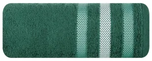 Ręcznik Gracja 70x140  zielony ciemny 500g/m2 frotte Eurofirany