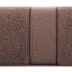 Ręcznik Liana 70x140 brązowy ciemny  z błyszczącą nicią 500 g/m2 Eurofirany
