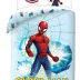 Pościel bawełniana 140x200 Spiderman      błękitna poszewka 70x90 SPM-01BL Kids 12 Halantex