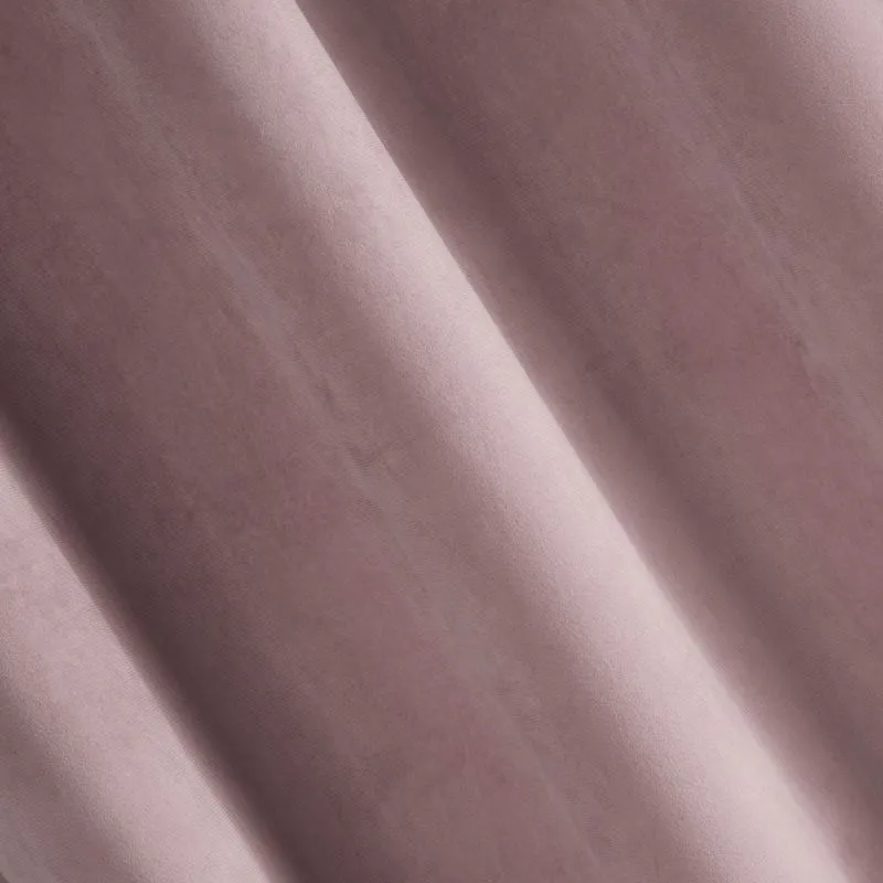 Zasłona 140x250 pudrowa różowa welurowa  gotowa na przelotkach Pierre Cardin