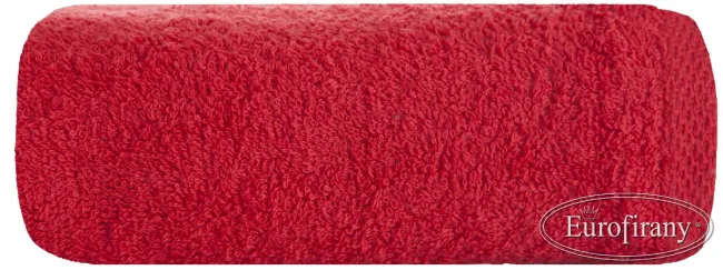 Ręcznik Gładki 1 50x90 21 czerwony 400 g/m2 frotte Eurofirany