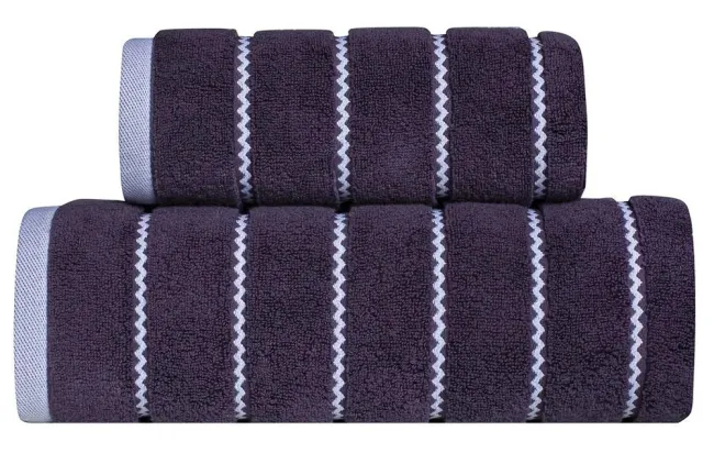 Ręcznik Oscar 70x140 śliwkowy 550 g/m2 frotte