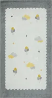 Dywanik dziecięcy 80x150 Baby 4 kremowy popietaty żółty baloniki Eurofirany