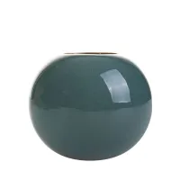 Świecznik ceramiczny Classy 11x9 turkusowy Eurofirany