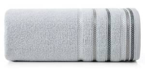 Ręcznik Livia 3 30x50  srebrny 460g/m2 frotte Eurofirany
