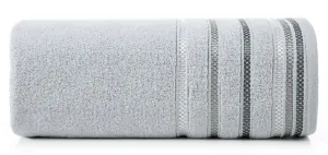 Ręcznik Livia 3 30x50  srebrny 460g/m2 frotte Eurofirany