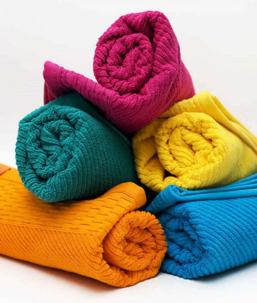 Ręcznik Bolero 70x140 żółty frotte 500 g/m2 jednobarwny żakardowy z bordiurą