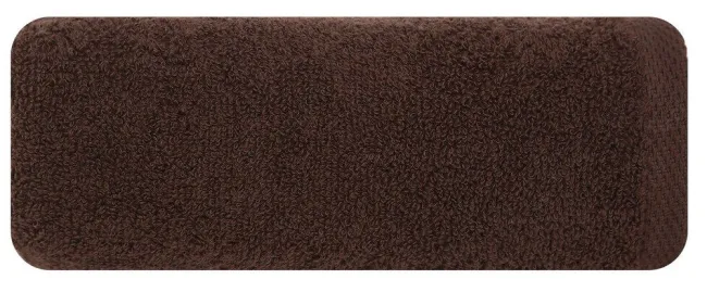 Ręcznik Gładki 4 30x50 04 brązowy 360g/m2 frotte Eurofirany