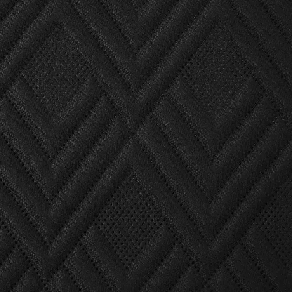 Narzuta dekoracyjna 170x210 Alara 1 czarna wzór geometryczny