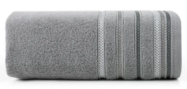 Ręcznik Livia 3 70x140  stalowy 460g/m2 frotte Eurofirany