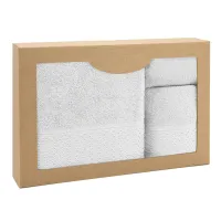 Komplet ręczników 3 szt Solano biały w pudełku Darymex