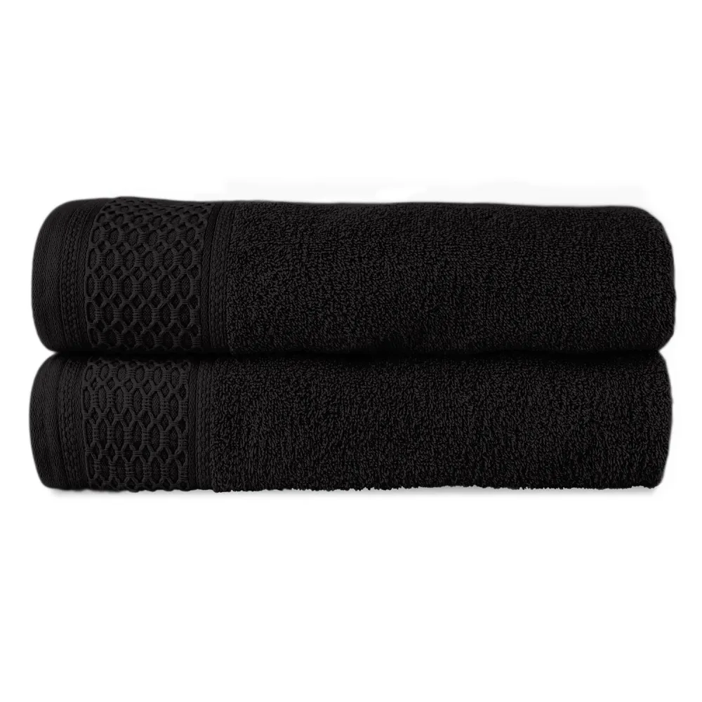 Ręcznik Solano 70x140 czarny frotte 100%  bawełna Darymex