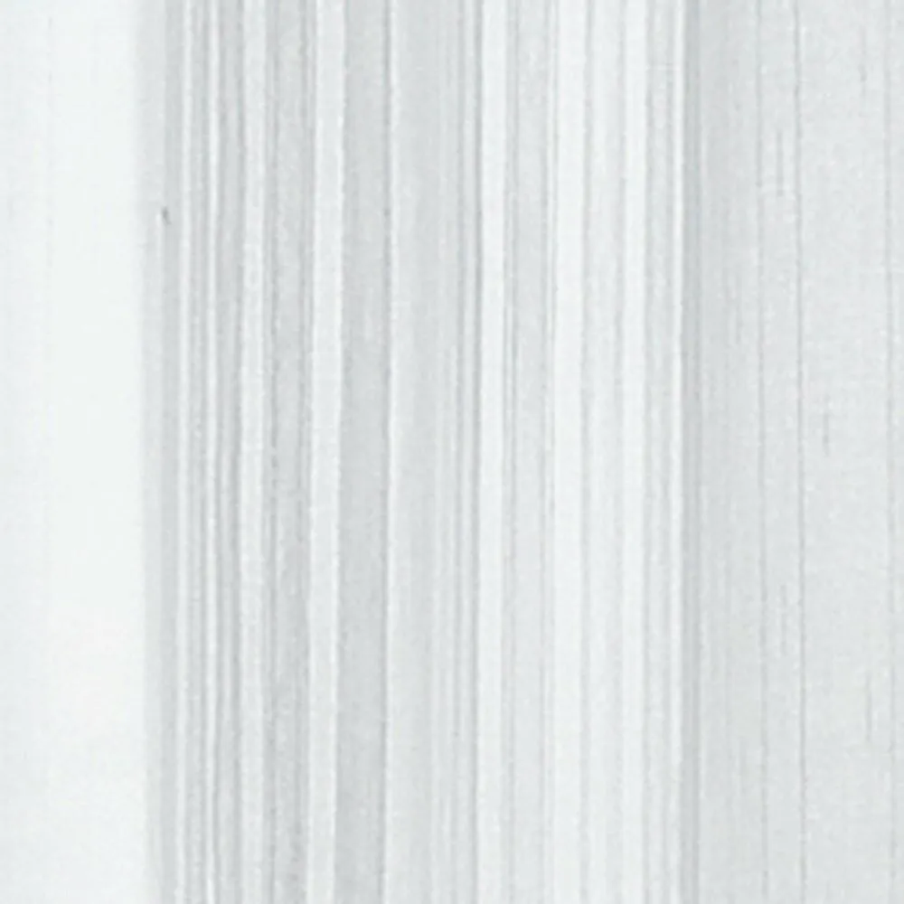 Firana 140x250 Naomi naturalna gotowa na przelotkach z lekkiej tkaniny zdobiona cienkimi pionowymi paskami Eurofirany