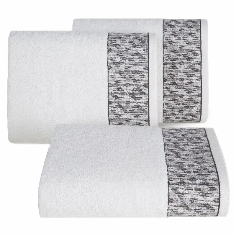 Ręcznik Kiara 70x140 biały frotte 500  g/m2 Eurofirany