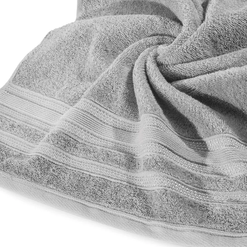 Ręcznik Judy 70x140 szary 500g/m2         Eurofirany