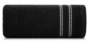 Ręcznik Ally 70x140 czarny frotte 500     g/m2 Eurofirany