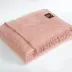 Koc bawełniany akrylowy 150x200 0293/44 różowy pudrowy narzuta pled