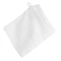 Ręcznik myjka Gładki 1 16x21 01 biały rękawica kąpielowa 400 g/m2 frotte Eurofirany