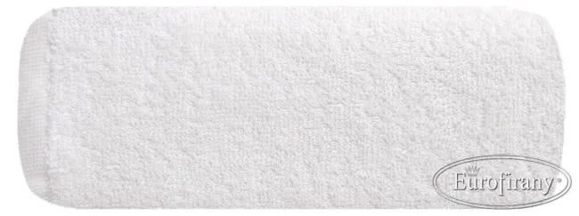 Ręcznik hotelowy 1 50x100 biały 01 500 g/m2 gładki frotte Eurofirany