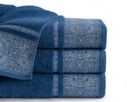 Ręcznik Sofia 70x140 niebieski ciemny 500 g/m2 frotte