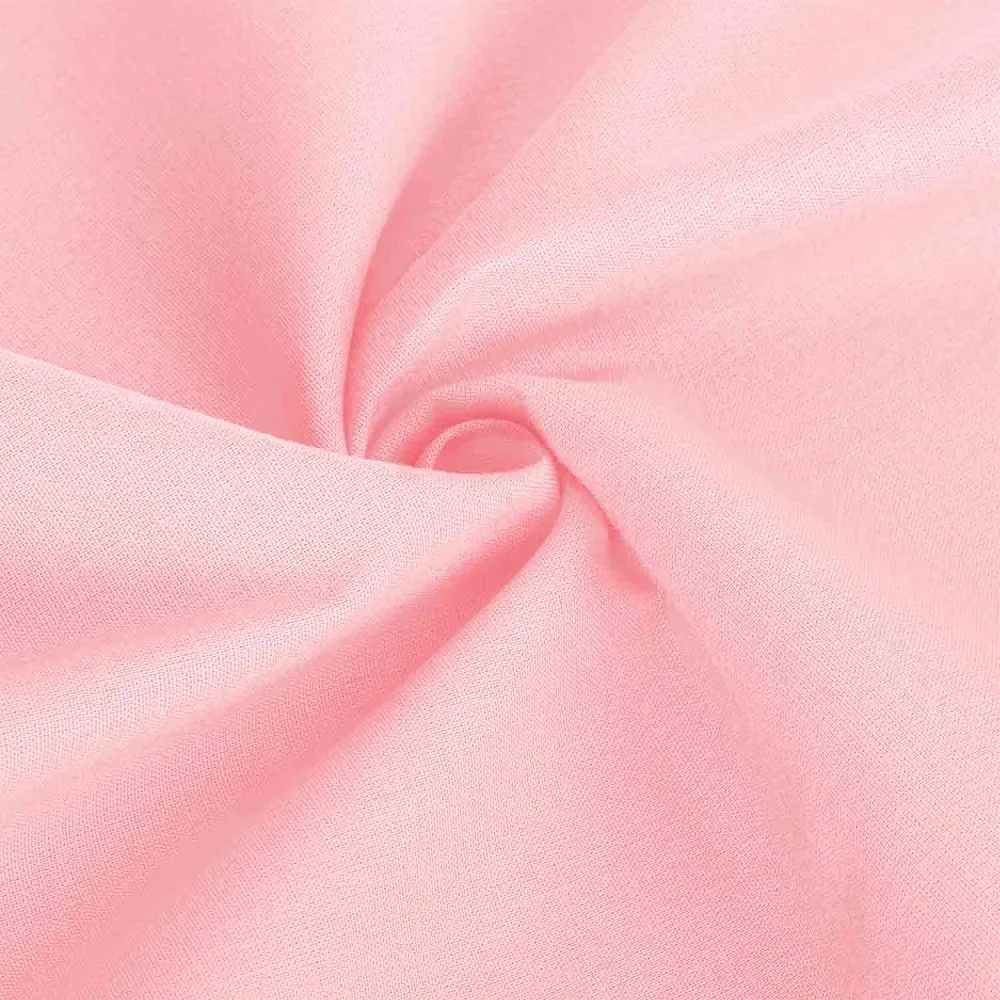 Poszewka bawełniana 50x70 różowa pudrowa jednobarwa Simply