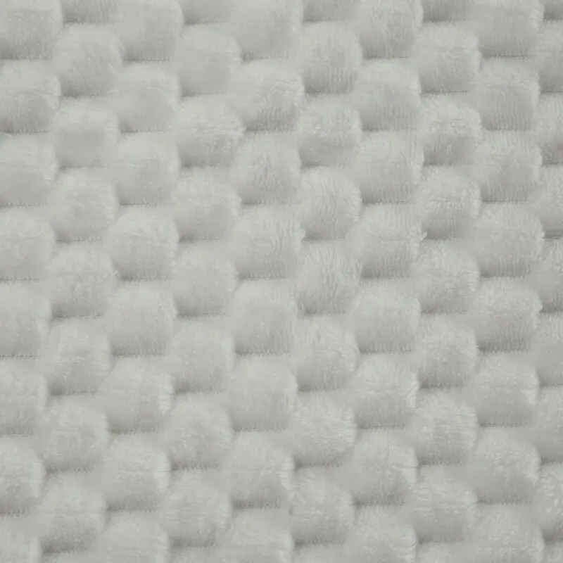 Koc narzuta z mikrofibry 70x160 d91  biały Cindy 6