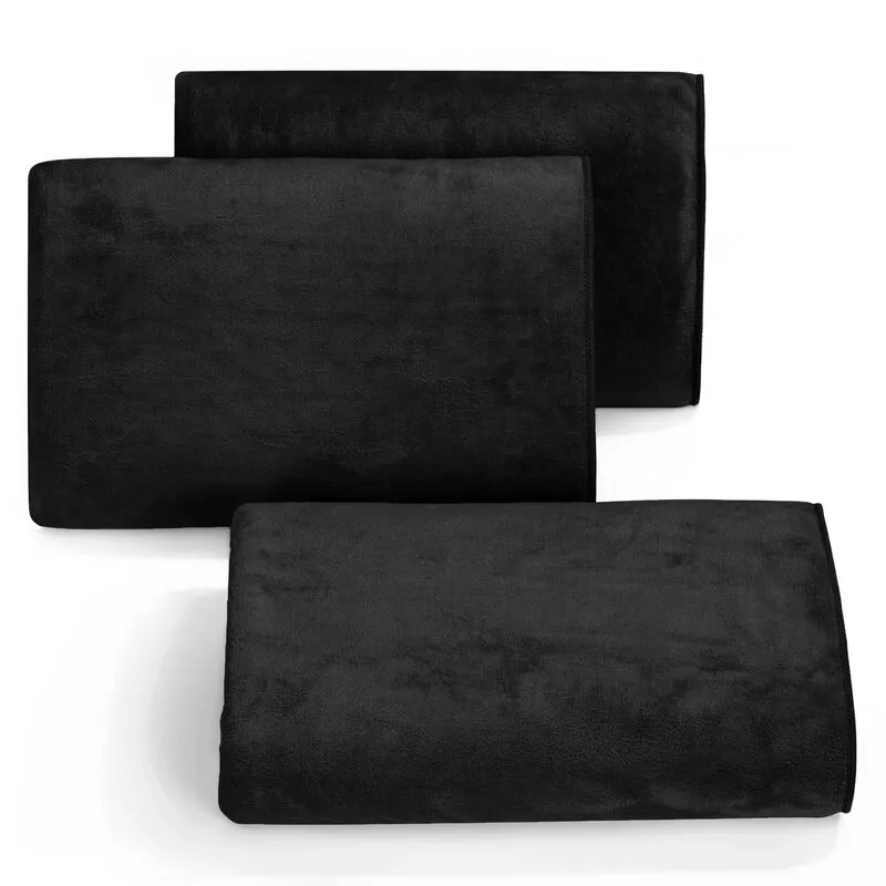 Ręcznik Szybkoschnący Amy 3 80x150 09  czarny 380g/m2 Eurofirany