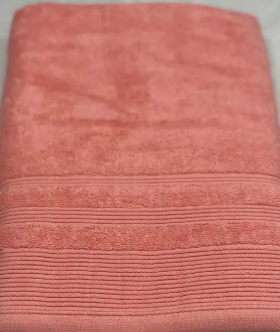 Ręcznik Rodos 70x140 morelowy z bordiurą 550 g/m2