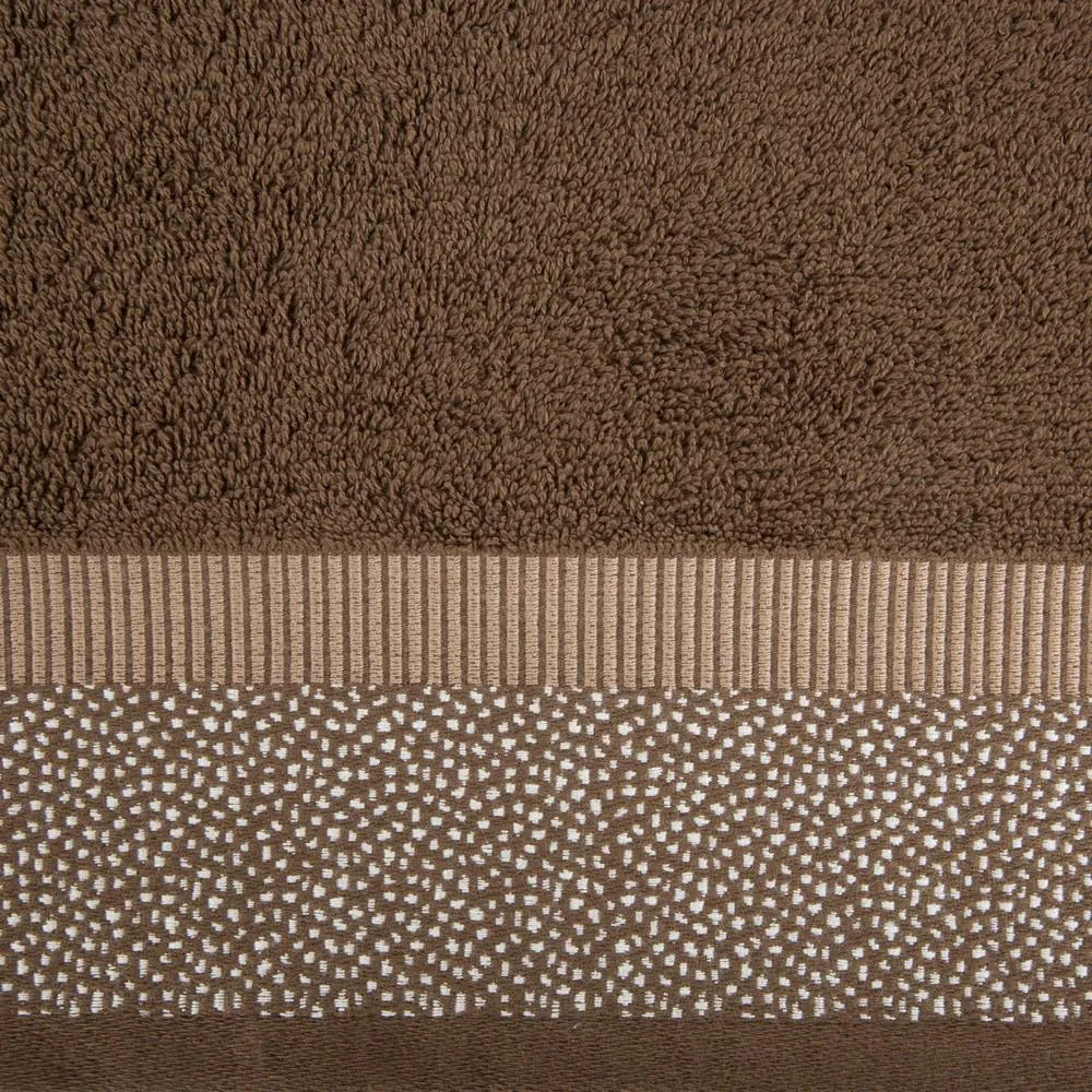 Ręcznik Marit 50x90 brązowy ciemny frotte 485 g/m2 Eurofirany