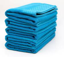 Ręcznik Bolero 50x90 lazurowy frotte 500 g/m2 jednobarwny żakardowy z bordiurą